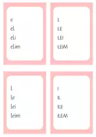 Vorschau - Aufgabenkarten - Worttreppen Buchtsaben A, L, I, M, E - Seite 3