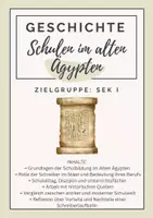 Vorschau - Arbeitsblätter - Schulen im alten Ägypten; Beruf eines Schreibers - Deckblatt