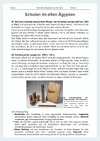 Vorschau - Arbeitsblätter - Schulen im alten Ägypten; Beruf eines Schreibers - Seite 2