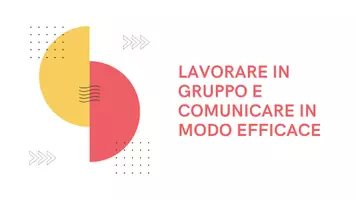anteprima - Schede informative - Lavorare in gruppo - Pagina di copertina