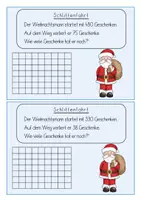 Vorschau - Stationenlernen - Stationsrechnen: Weihnachten im ZR 1000 - Seite 3