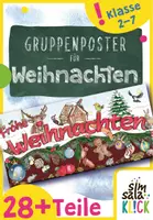 Vorschau - Mal- und Bastelvorlagen - Riesiges Weihnachtsposter für die ganze Klasse - Deckblatt