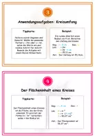 Vorschau - Stationenlernen - Lerntheke: Kreis - Umfang und Flächeninhalt - Seite 3