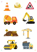 Vorschau - Arbeitsblätter - TEACCH Klettmappe Baustelle für Freiarbeit| Abenteuerwelt Zuordnungsaufgabe| Förderschule - Seite 2