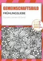 Vorschau - Mal- und Bastelvorlagen - Gemeinschaftsbild "Ich lieb den Frühling" - Deckblatt