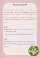 Vorschau - Arbeitsblätter - Deutsch: Merkhefteinträge (Kl.1) - Seite 1