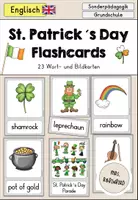 Vorschau - Präsentationen/Tafelbilder - St. Patrick´s Day Irland (Ireland) Bildkarten Flashcards - Englisch - Deckblatt