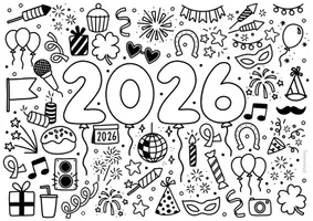 Vorschau - Arbeitsblätter - Neujahr & Silvester Materialpaket 🎉 2026 - Seite 3