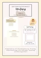 Vorschau - Poster - Einführung Umfang I Figuren mit Hözchen legen - Deckblatt