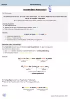 Vorschau - Arbeitsblätter - Kommasetzung bei Nebensätzen – Übungspaket + Lösungen | Deutsch Klasse 9/10 - Seite 1