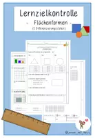 Vorschau - Arbeitsblätter - Materialpaket Lernzielkontrollen - Geometrie - Seite 1