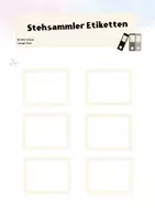 Vorschau - Anderer Materialtyp - Büro Organisation - Stehsammler Etiketten (bearbeitbar) - Seite 3