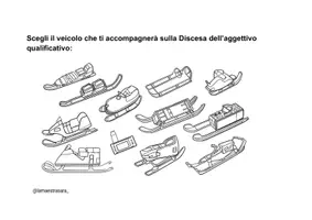 anteprima - Materiale di supporto/inclusione - Analisi grammaticale: la discesa dell'aggettivo qualificativo - Pagina 2