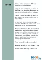 Aperçu - Feuilles d'exercices - JEUX D'ALGORITHMES FLOCONS DE NEIGE - Page 2