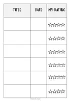 Vorschau - Arbeitsblätter - READING LOG: Extensive Reading - Seite 1