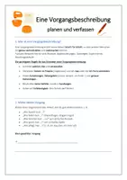 Vorschau - Arbeitsblätter - Eine Vorgangsbeschreibung verfassen (Deutsch 5-8) - Seite 1