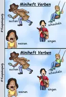 Vorschau - Arbeitsblätter - Materialpaket Verben (Miniheft und Übungskarten) - Seite 2