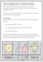 Vorschau - Poster - Flächenformeln geometrischer Figuren | Poster & Tafelmaterial 6.–7. Klasse - Seite 1