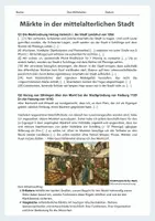 Vorschau - Arbeitsblätter - Märkte in der mittelalterlichen Stadt - Seite 2