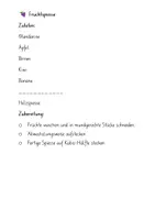Vorschau - Arbeitsblätter - ausgewogene Znüni-Rezepte - Seite 2