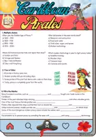 Vorschau - Arbeitsblätter - Caribbean Pirates Reading - Grade 9 - Seite 1