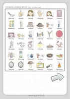 Vorschau - selbst erstellte Cliparts/Grafiken - Clipart-Paket Rechtschreibung: Lautgetreue Wörter mit 1, 2 oder 3 Silben - Seite 3