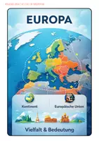 Vorschau - Arbeitsblätter - Europa - Einstieg und Einführung ; Mind Map ; Zitate und Bilder ; Sachtext mit Aufgaben und Lösungen (Klasse 8 9 10 11) - Seite 2