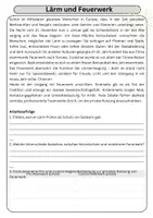 Vorschau - Arbeitsblätter - Sachtexte verstehen Silvester Bräuche - Deutsch Klasse 8-10 - Seite 2