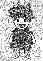 Vorschau - Spiele - Ausmalbilder Mosaikbilder "Winter-Wichtel" - Seite 2