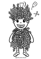 Vorschau - Spiele - Bastelvorlage Klassenprojekt "Winter-Wichtel Girlande" - Seite 1