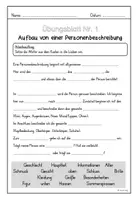 Vorschau - Arbeitsblätter - Personenbeschreibung Übungsheft - Deutsch Klasse 3 und 4 - Seite 3