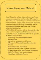 Vorschau - Arbeitsblätter - Jahreszeiten Stationsarbeit- Sachunterricht - Seite 1