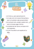 Vorschau - Poster - Regeln für den GL-Unterricht - Deckblatt