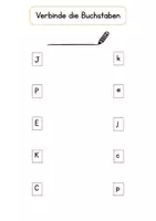 Vorschau - Arbeitsblätter - Gross_Kleinbuchstaben - Deckblatt
