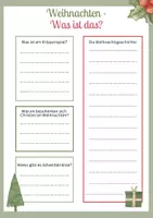 Vorschau - Arbeitsblätter - Weihnachten (hier und in aller Welt) - Deckblatt