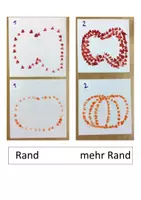 Vorschau - Mal- und Bastelvorlagen - Dotpainting im Herbst mit Schritt-für Schritt-Anleitung - Seite 1