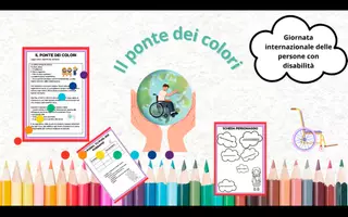 anteprima - Materiale di supporto/inclusione - Il ponte dei colori attività inclusione - Pagina di copertina