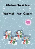 Vorschau - Anderer Materialtyp - Mutmachkarten Wichtel "Viel Glück!" - Deckblatt