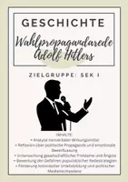 Vorschau - Arbeitsblätter - Wahlpropagandarede Adolf Hitlers; Analyse der Rede - Deckblatt