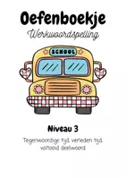 Voorbeeld - oefenboekje werkwoordspelling niveau 3 - Voorblad