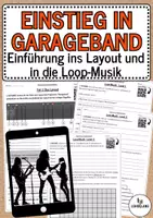 Vorschau - Arbeitsblätter - Einstieg in Garageband - Musik Jg.7-10 - Deckblatt