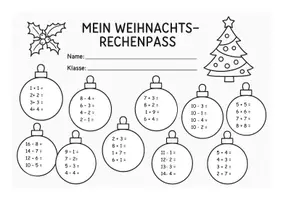 Vorschau - Arbeitsblätter - Materialpaket Weihnachten - Seite 1