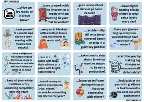 Vista previa - Tarjetas / Manipulativos - 32 Winter-themed "Would You Rather...?" Speaking Cards - página 2