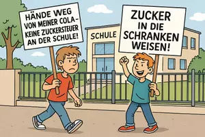 Vorschau - Stundenentwürfe - Zuckersteuer in der Schul-Mensa !? - Deckblatt