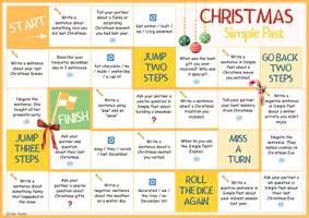 Vorschau - Arbeitsblätter - SIMPLE PAST 🎲 Christmas/Weihnachten - Würfelspiel - Seite 1