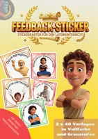 Vorschau - Mal- und Bastelvorlagen - Feedback Sticker Latein - Deckblatt