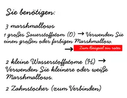 Vorschau - Arbeitsblätter - Wassermolekül Marshmallow- und Zahnstocher-Challenge: - Seite 2