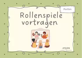 Vorschau - Stationenlernen - Kartenset Postenlauf Sprechen-Hören Zyklus 1 - Seite 1