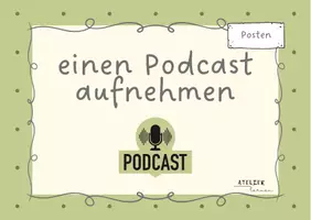 Vorschau - Stationenlernen - Kartenset Postenlauf Sprechen-Hören Zyklus 2 - Seite 1