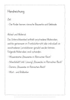 Vorschau - Stundenentwürfe - Bauwerke Römer römisches Reich Unterrichtseinheit - Seite 2